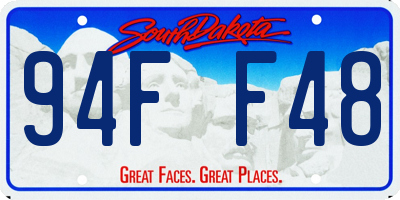 SD license plate 94FF48