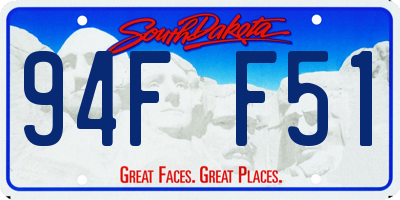 SD license plate 94FF51
