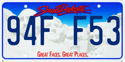 SD license plate 94FF53