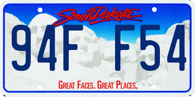 SD license plate 94FF54