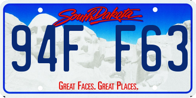 SD license plate 94FF63