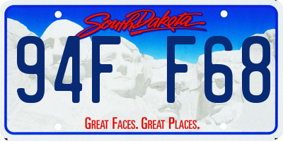 SD license plate 94FF68