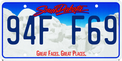 SD license plate 94FF69