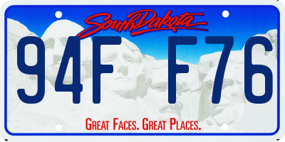 SD license plate 94FF76