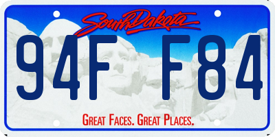 SD license plate 94FF84