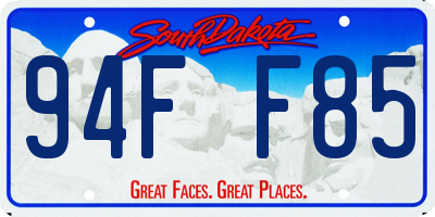 SD license plate 94FF85