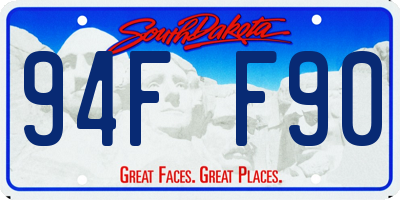 SD license plate 94FF90