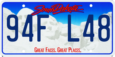 SD license plate 94FL48