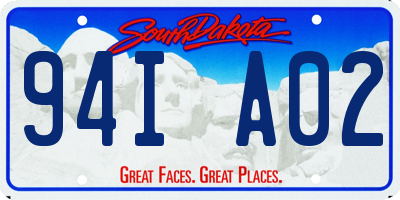 SD license plate 94IA02