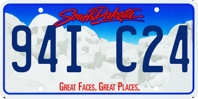 SD license plate 94IC24