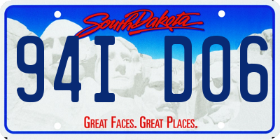 SD license plate 94ID06