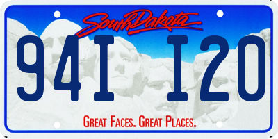 SD license plate 94II20