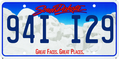 SD license plate 94II29