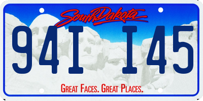 SD license plate 94II45
