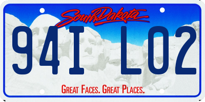SD license plate 94IL02