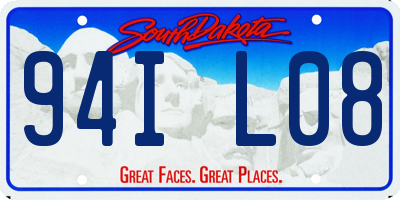 SD license plate 94IL08