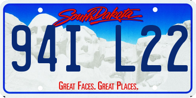 SD license plate 94IL22