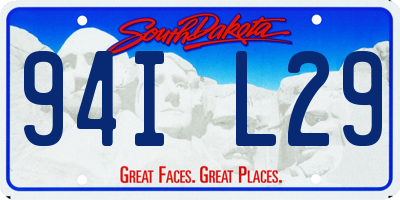 SD license plate 94IL29