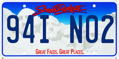 SD license plate 94IN02