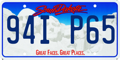 SD license plate 94IP65