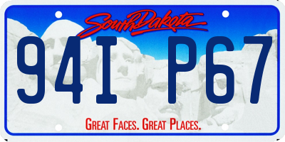 SD license plate 94IP67