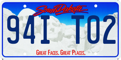 SD license plate 94IT02