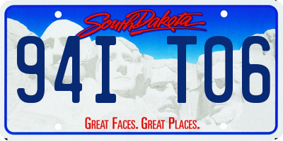 SD license plate 94IT06