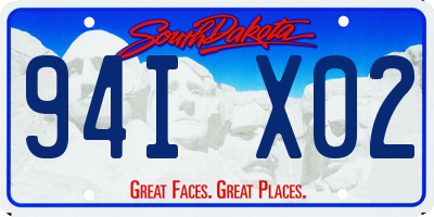 SD license plate 94IX02