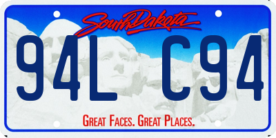 SD license plate 94LC94