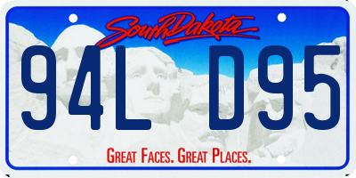SD license plate 94LD95