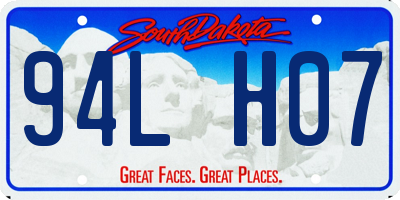 SD license plate 94LH07