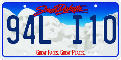 SD license plate 94LI10