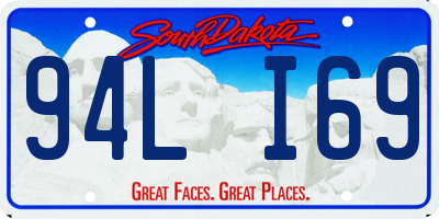 SD license plate 94LI69