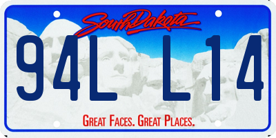 SD license plate 94LL14