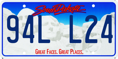 SD license plate 94LL24