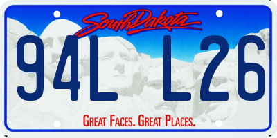 SD license plate 94LL26