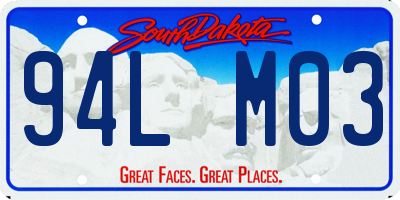 SD license plate 94LM03