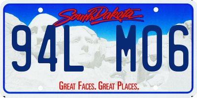 SD license plate 94LM06