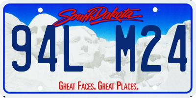 SD license plate 94LM24