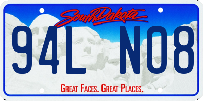 SD license plate 94LN08