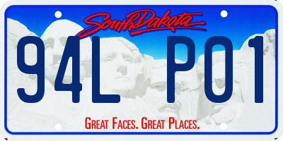 SD license plate 94LP01