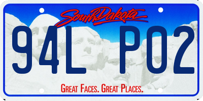 SD license plate 94LP02