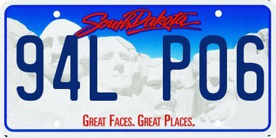 SD license plate 94LP06