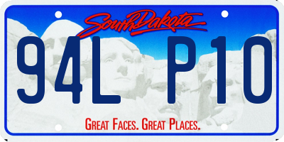 SD license plate 94LP10