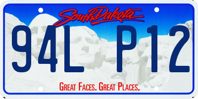 SD license plate 94LP12