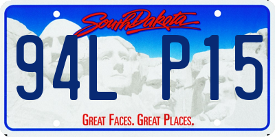 SD license plate 94LP15