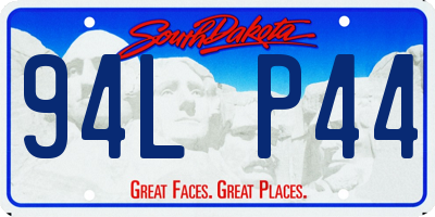 SD license plate 94LP44
