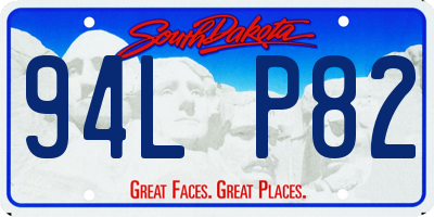 SD license plate 94LP82