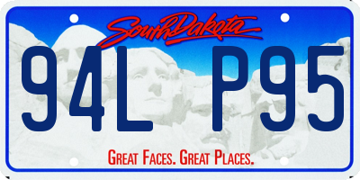 SD license plate 94LP95
