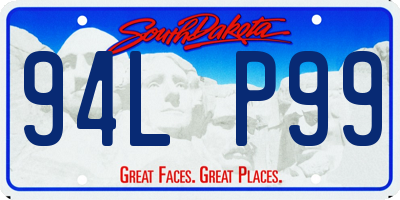 SD license plate 94LP99